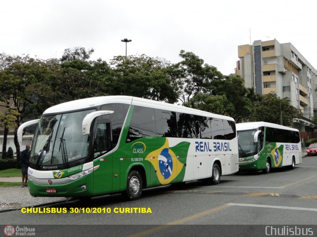 Real Brasil Turismo 150 na cidade de Curitiba, Paraná, Brasil, por Paulo Roberto Chulis. Número da foto: #226028.