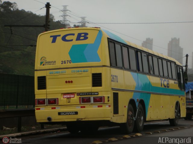 Trans Brasil > TCB - Transporte Coletivo Brasil 2670 na cidade de São Paulo, São Paulo, Brasil, por Antonio Carlos Pangardi. Número da foto: #208721.