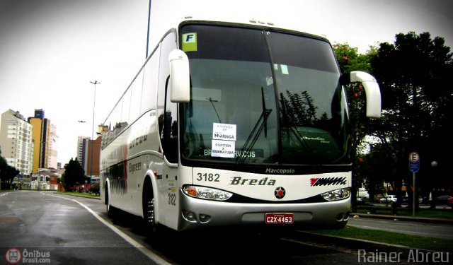 Breda Transportes e Serviços 3182 na cidade de , por Rainer Abreu. Número da foto: #208979.