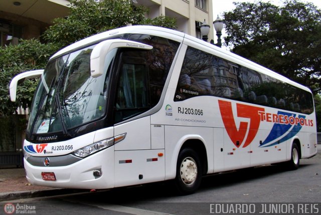 Viação Teresópolis RJ 203.056 na cidade de São Paulo, São Paulo, Brasil, por EDUARDO - SOROCABUS. Número da foto: #210067.