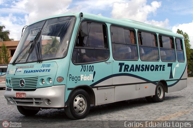 Transnorte - Transporte e Turismo Norte de Minas 70100 na cidade de Montes Claros, Minas Gerais, Brasil, por Carlos Eduardo Lopes. Número da foto: #210155.