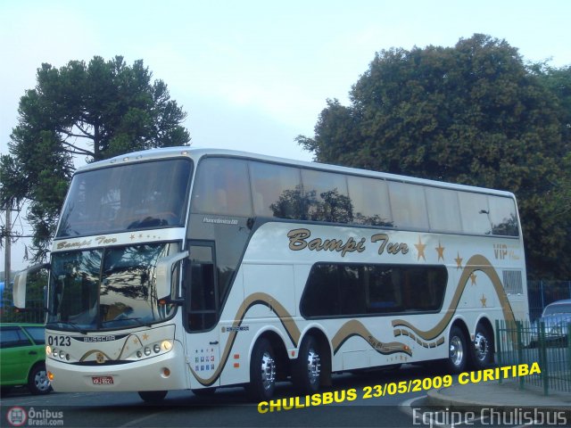 BampiTur - Bampi Transportes e Turismo 0123 na cidade de Curitiba, Paraná, Brasil, por Paulo Roberto Chulis. Número da foto: #210532.