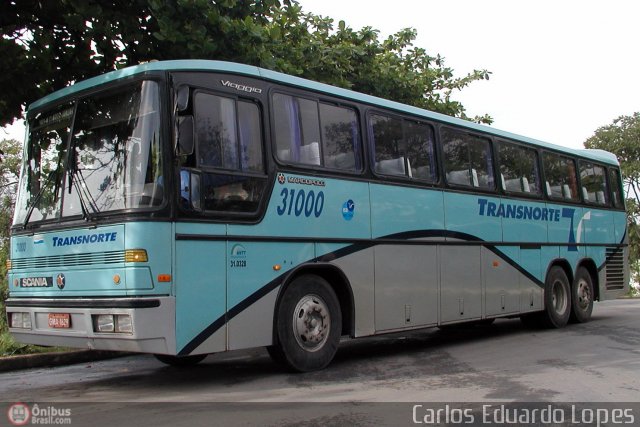 Transnorte - Transporte e Turismo Norte de Minas 31000 na cidade de Montes Claros, Minas Gerais, Brasil, por Carlos Eduardo Lopes. Número da foto: #210163.