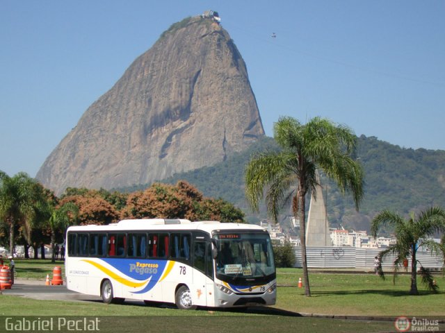 Expresso Pégaso 78 na cidade de Rio de Janeiro, Rio de Janeiro, Brasil, por Gabriel Peclat. ID da foto: 211115.