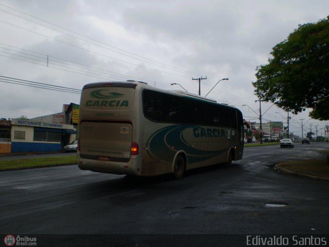 Viação Garcia 7711 na cidade de Londrina, Paraná, Brasil, por Edivaldo Santos. ID da foto: 211301.