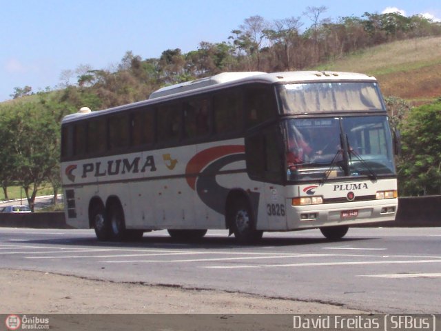 Pluma Conforto e Turismo 3826 na cidade de Volta Redonda, Rio de Janeiro, Brasil, por David Freitas. ID da foto: 235168.