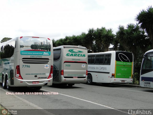 Viação Garcia 7796 na cidade de Curitiba, Paraná, Brasil, por Paulo Roberto Chulis. Número da foto: #236438.