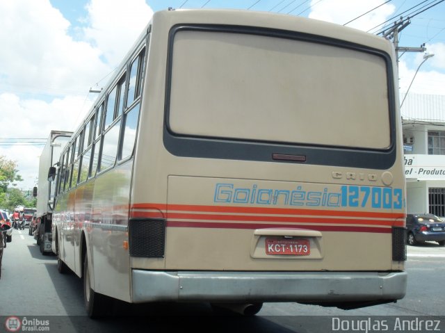 Auto Viação Goianésia 127003-1 na cidade de Goiânia, Goiás, Brasil, por Douglas Andrez. Número da foto: #236345.