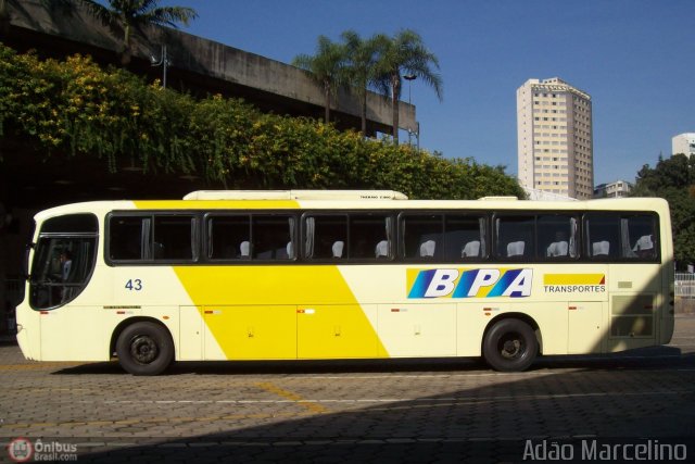 BPA Transportes 43 na cidade de Belo Horizonte, Minas Gerais, Brasil, por Adão Raimundo Marcelino. Número da foto: #236525.