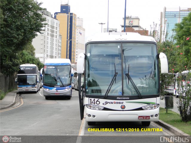Viação Graciosa 146 na cidade de Curitiba, Paraná, Brasil, por Paulo Roberto Chulis. Número da foto: #237153.