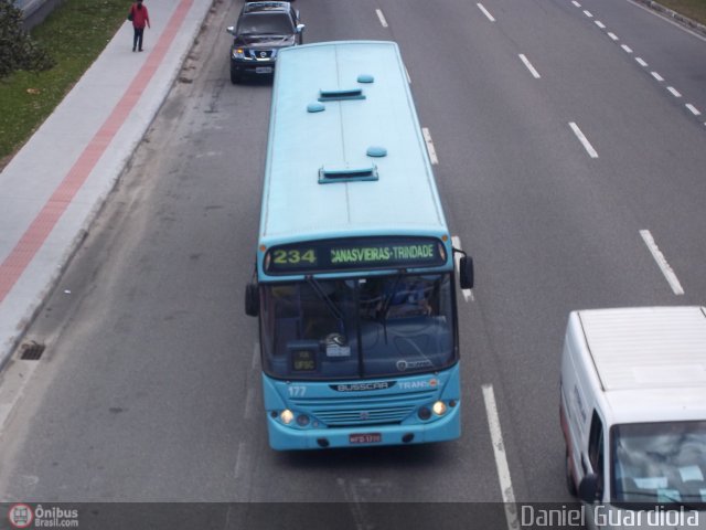 Transol Transportes Coletivos 177 na cidade de Florianópolis, Santa Catarina, Brasil, por Daniel Guardiola. ID da foto: 236979.