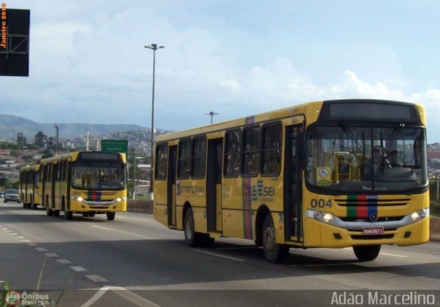 Rodoviária Metropolitana 004 na cidade de Belo Horizonte, Minas Gerais, Brasil, por Adão Raimundo Marcelino. ID da foto: 236993.