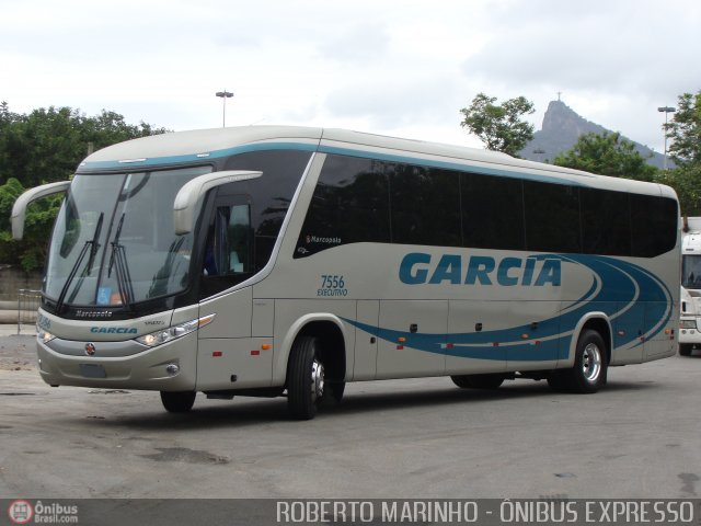 Viação Garcia 7556 na cidade de Rio de Janeiro, Rio de Janeiro, Brasil, por Roberto Marinho - Ônibus Expresso. Número da foto: #237076.