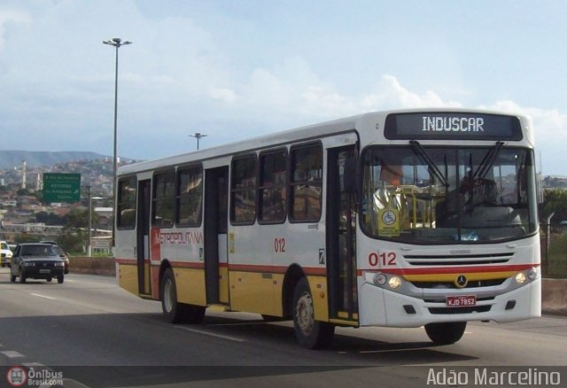 Rodoviária Metropolitana 012 na cidade de Belo Horizonte, Minas Gerais, Brasil, por Adão Raimundo Marcelino. ID da foto: 237001.