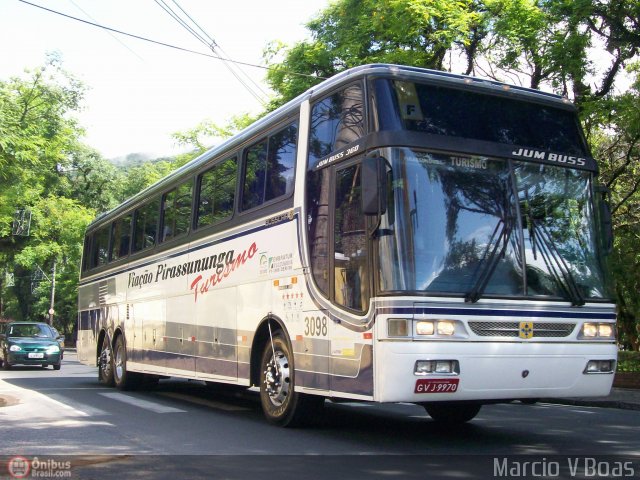 Viação Pirassununga 3098 na cidade de Poços de Caldas, Minas Gerais, Brasil, por Marcio V Boas. Número da foto: #238720.