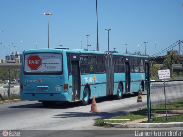 Transol Transportes Coletivos 110 na cidade de Florianópolis, Santa Catarina, Brasil, por Daniel Guardiola. Número da foto: #239439.