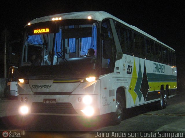 Viação Transpiauí 463 na cidade de Teresina, Piauí, Brasil, por Jairo Anderson Costa Sampaio. Número da foto: #239708.