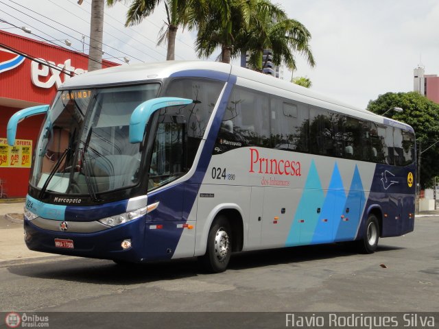 Viação Princesa dos Inhamuns 890 na cidade de Fortaleza, Ceará, Brasil, por Flavio Rodrigues Silva. ID da foto: 241036.