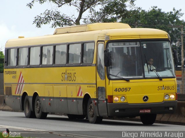 Viação Itapemirim 40057 na cidade de Resende, Rio de Janeiro, Brasil, por Diego Almeida Araujo. ID da foto: 240869.