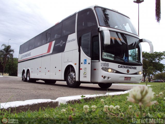 Auto Viação Catarinense 2816 na cidade de Florianópolis, Santa Catarina, Brasil, por Daniel Motta. Número da foto: #241327.