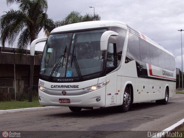 Auto Viação Catarinense 3123 na cidade de Florianópolis, Santa Catarina, Brasil, por Daniel Motta. Número da foto: #241322.