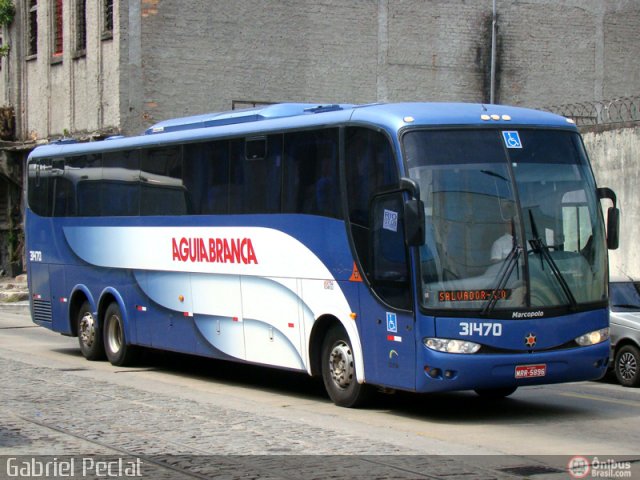 Viação Águia Branca 31470 na cidade de Rio de Janeiro, Rio de Janeiro, Brasil, por Gabriel Peclat. Número da foto: #228075.