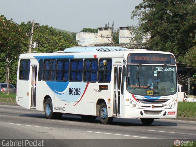Auto Viação Jabour 86285 na cidade de Rio de Janeiro, Rio de Janeiro, Brasil, por Gabriel Peclat. Número da foto: #228973.