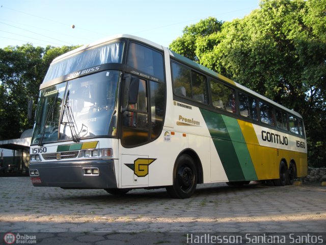 Empresa Gontijo de Transportes 15160 na cidade de Governador Valadares, Minas Gerais, Brasil, por Harllesson Santana Santos. ID da foto: 228493.