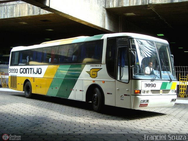 Empresa Gontijo de Transportes 3890 na cidade de Belo Horizonte, Minas Gerais, Brasil, por Franciel Souza. ID da foto: 242276.