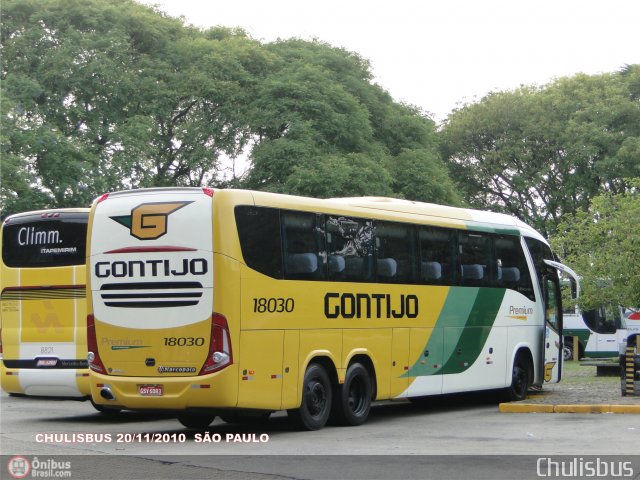 Empresa Gontijo de Transportes 18030 na cidade de São Paulo, São Paulo, Brasil, por Paulo Roberto Chulis. Número da foto: #243069.