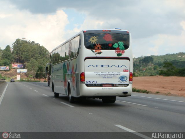 Viação Atibaia São Paulo 2573 na cidade de Atibaia, São Paulo, Brasil, por Antonio Carlos Pangardi. Número da foto: #243640.