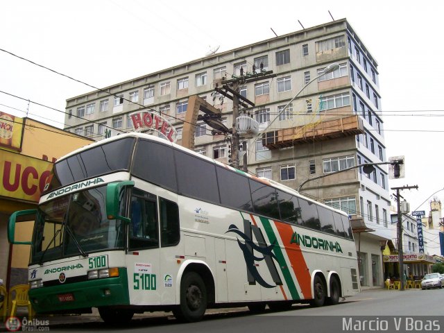 Empresa de Transportes Andorinha 5100 na cidade de Poços de Caldas, Minas Gerais, Brasil, por Marcio V Boas. ID da foto: 243395.