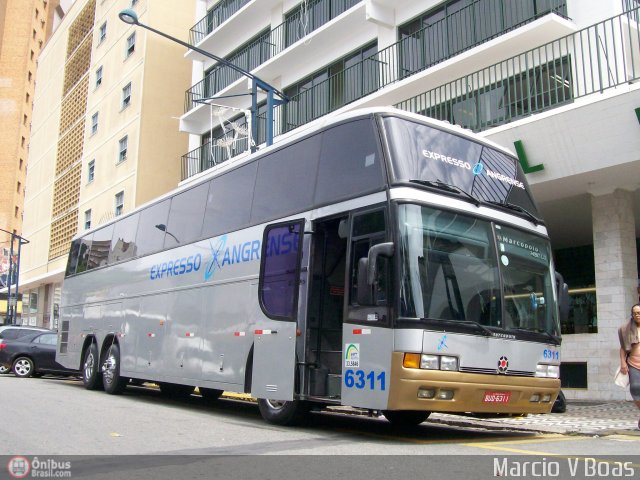 Expresso Angrense 6311 na cidade de Poços de Caldas, Minas Gerais, Brasil, por Marcio V Boas. ID da foto: 243398.