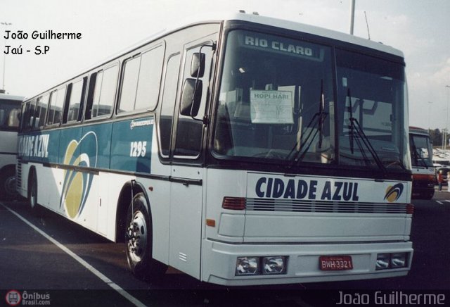 Viação Cidade Azul 1295 na cidade de Vinhedo, São Paulo, Brasil, por João Guilherme Lopes. Número da foto: #243798.