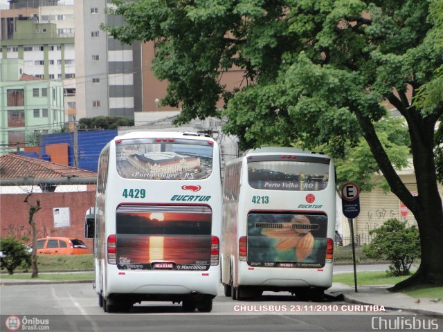 Eucatur - Empresa União Cascavel de Transportes e Turismo 4429 na cidade de Curitiba, Paraná, Brasil, por Paulo Roberto Chulis. ID da foto: 244651.