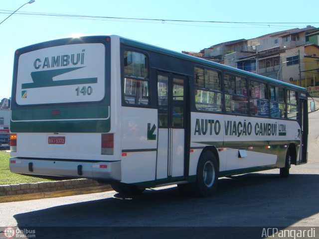 Auto Viação Cambuí 140 na cidade de Bragança Paulista, São Paulo, Brasil, por Antonio Carlos Pangardi. ID da foto: 244301.