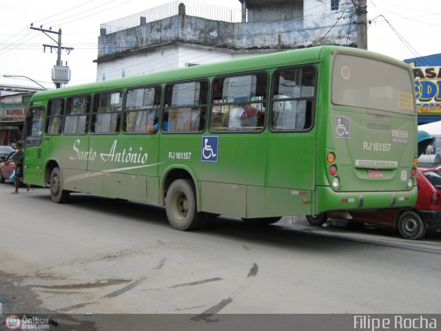 Transportes Santo Antônio RJ 161.157 na cidade de Belford Roxo, Rio de Janeiro, Brasil, por Filipe Rocha. Número da foto: #244035.