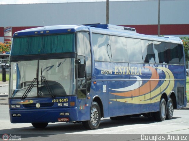 Viação Estrela 66308 na cidade de Goiânia, Goiás, Brasil, por Douglas Andrez. Número da foto: #245390.