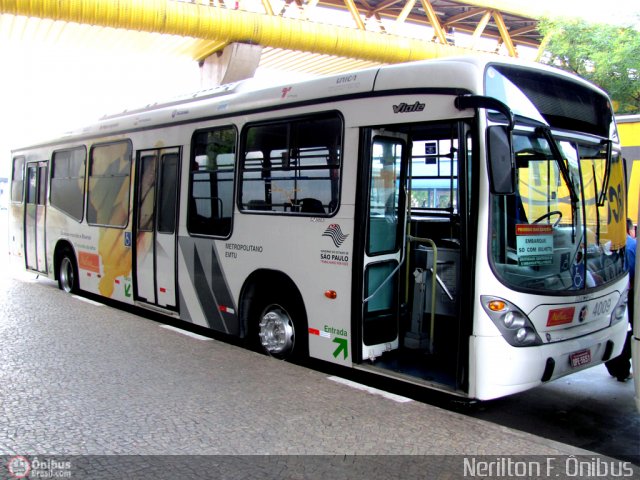 Metra - Sistema Metropolitano de Transporte 4009 na cidade de São Paulo, São Paulo, Brasil, por Nerilton F.  ônibus. Número da foto: #246192.