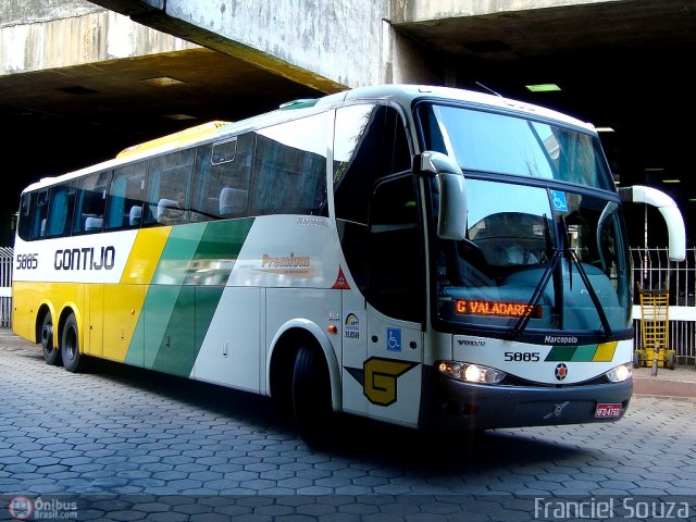 Empresa Gontijo de Transportes 5885 na cidade de Belo Horizonte, Minas Gerais, Brasil, por Franciel Souza. ID da foto: 247575.