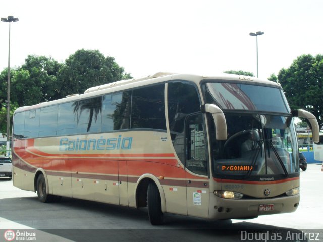 Auto Viação Goianésia 150003-5 na cidade de Goiânia, Goiás, Brasil, por Douglas Andrez. Número da foto: #247061.