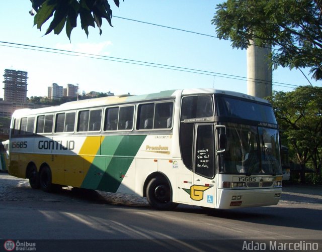 Empresa Gontijo de Transportes 15685 na cidade de Belo Horizonte, Minas Gerais, Brasil, por Adão Raimundo Marcelino. Número da foto: #248358.