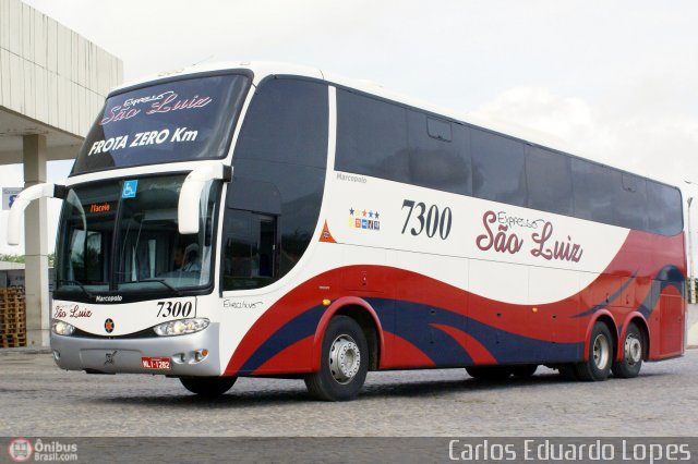 Expresso São Luiz 7300 na cidade de Caruaru, Pernambuco, Brasil, por Carlos Eduardo Lopes. Número da foto: #248762.