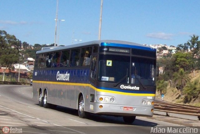 Viação Cometa 1603 na cidade de Belo Horizonte, Minas Gerais, Brasil, por Adão Raimundo Marcelino. ID da foto: 231236.