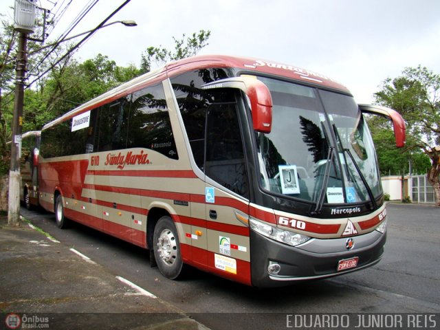 Santa Maria Fretamento e Turismo > Transportes Santa Maria(SP) 610 na cidade de São Paulo, São Paulo, Brasil, por EDUARDO - SOROCABUS. Número da foto: #231863.