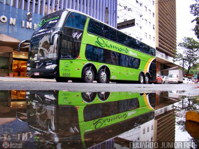 Diamond Bus Locação e Transportes 4600 na cidade de São Paulo, São Paulo, Brasil, por EDUARDO - SOROCABUS. Número da foto: #231794.