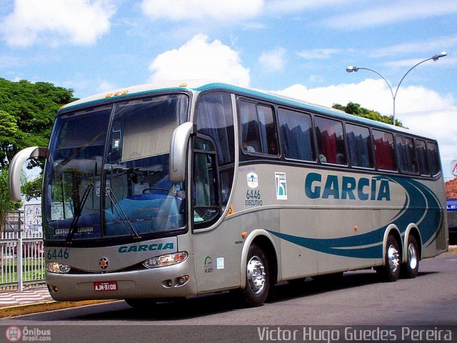 Viação Garcia 6446 na cidade de Presidente Prudente, São Paulo, Brasil, por Victor Hugo Guedes Pereira. Número da foto: #232491.
