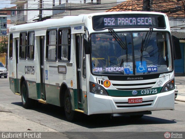 Transportes Santa Maria C39725 na cidade de Rio de Janeiro, Rio de Janeiro, Brasil, por Gabriel Peclat. ID da foto: 233043.