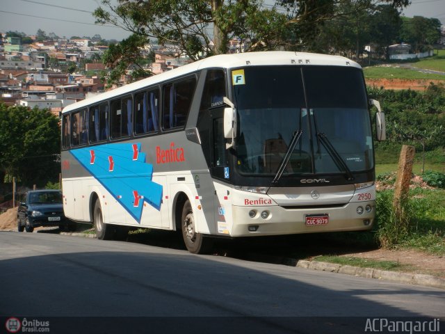 Transportadora Turística Benfica 2950 na cidade de São Paulo, São Paulo, Brasil, por Antonio Carlos Pangardi. Número da foto: #232455.