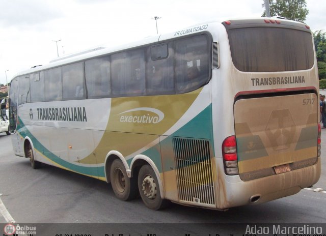 Transbrasiliana Transportes e Turismo 5717 na cidade de Belo Horizonte, Minas Gerais, Brasil, por Adão Raimundo Marcelino. ID da foto: 232714.